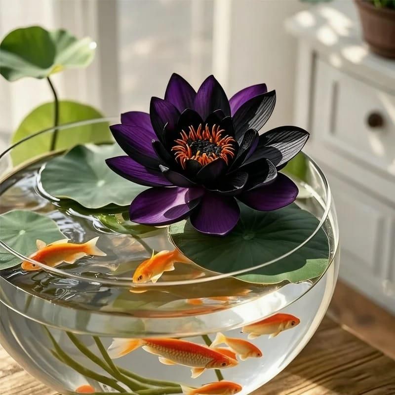 Midnight Purple Lotus Seeds Pack of 1